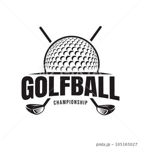 Golf Club Vintage Retro design, golf tournament Sports Club Logo Design Template 105165027