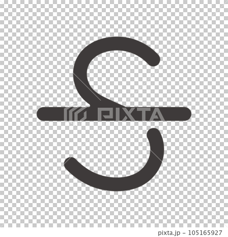 Simple and easy-to-use font strikethrough icon ideal for product design, app development and programming 105165927