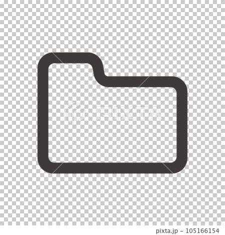簡單易用的文件夾圖標 1 非常適合產品設計、應用程序開發和編程 105166154