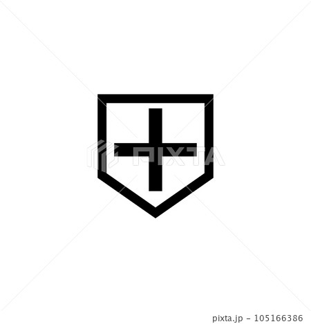 地図記号、病院 105166386