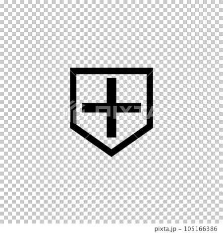 地図記号、病院 105166386