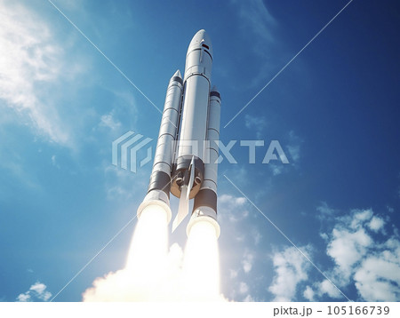 ロケットの発射 AI生成画像 Generative AI ロケットの発射 AI生成画像 Generative AI 105166739