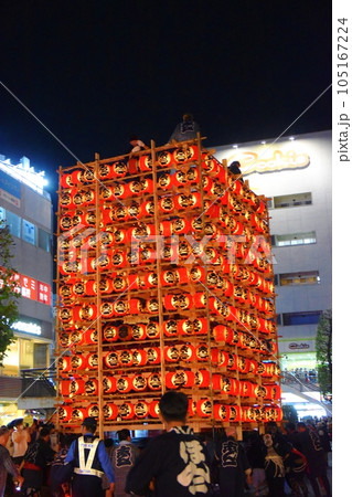 夜の久喜提灯祭 埼玉 夜の久喜提灯祭 埼玉 105167224
