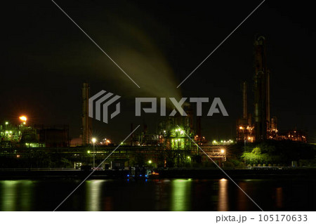 工場夜景 105170633