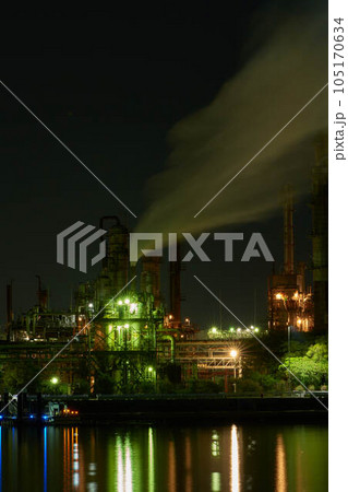工場夜景 105170634