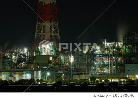 工場夜景 工場夜景 105170640