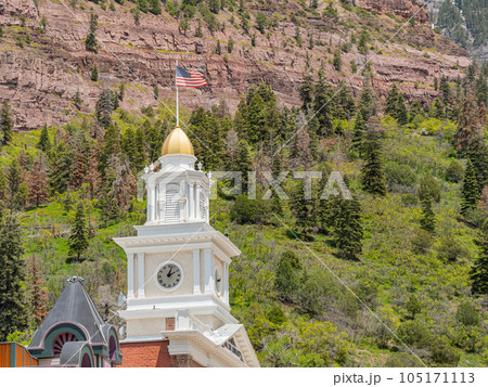 Sunny view of Ouray Walsh Library 105171113