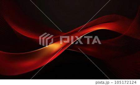 abstract background waves. gold abstract background.AI Generative. 105172124