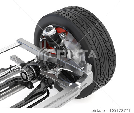 電気自動車用のエアサスペンションのイメージ 105172771