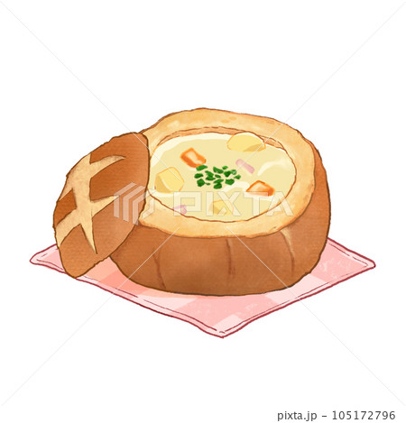 パンシチューのイラスト 105172796