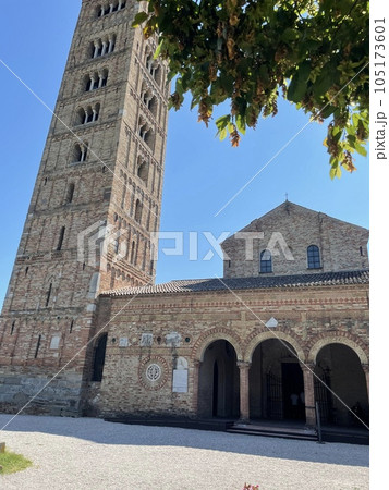 A masterpiece of Romanesque art, Pomposa Abbey, Italy Ferrara A masterpiece of Romanesque art, Pomposa Abbey, Italy Ferrara 105173601