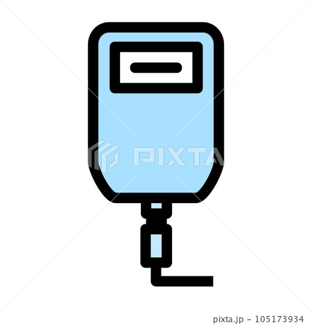 fluid infusion flat icon fluid infusion flat icon 105173934