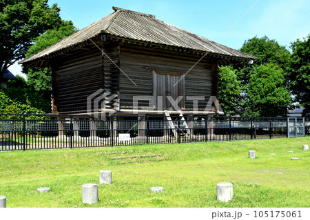 校倉造の倉庫が復元されてある中宿歴史公園 105175061