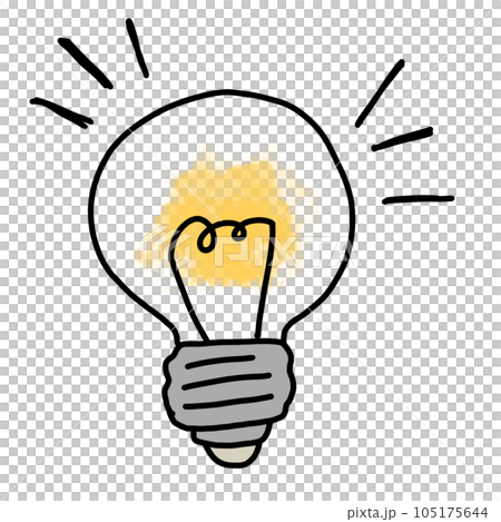 Inspirational light bulb Inspirational light bulb 105175644