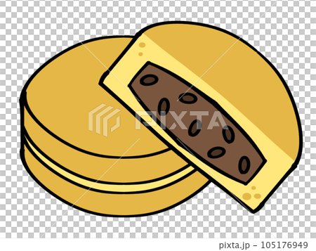 Large-sized grilled illustration material of simple coarse bean paste Large-sized grilled illustration material of simple coarse bean paste 105176949