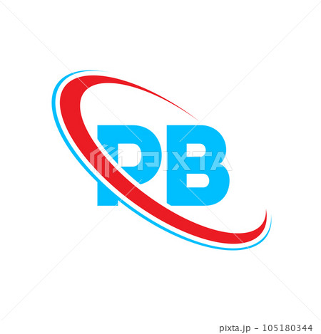 PB P B Letter Logo Design. Initial Letter PB...のイラスト素材 [105180344] - PIXTA