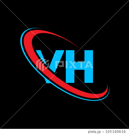 Minimal Vh Logo Icon Of A Hv Letter On A Luxury Background Logo Idea Based  On The Vh Monogram Initials Professional Variety Letter Symbol And Hv Logo  On Background Stock Illustration -