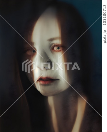 曰く付き】女性の絵