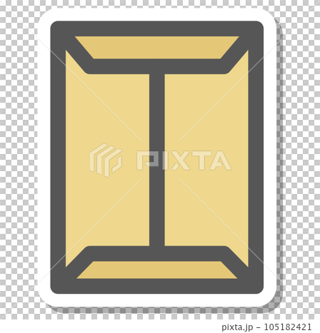 Sticker style mini mini icon envelope 105182421