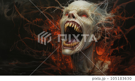 creepy vampire. 105183630