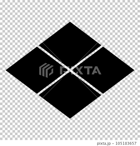 Family crest (Takeda rhombus crest/Shingen Takeda/Nobushige Takeda/Katsuyori Takeda/Megumi Ankokuji) 105183657