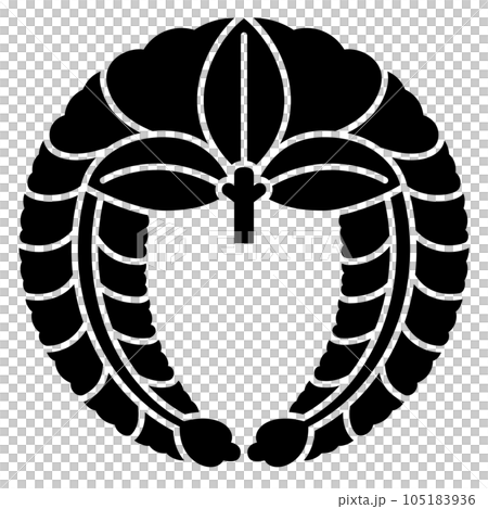 Family crest (descendant wisteria crest/Mitsunari Ishida) 105183936