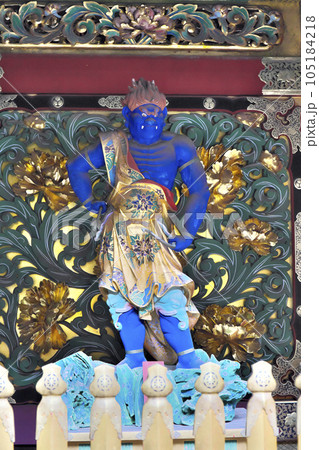 日光山　輪王寺　大猷院　夜叉門　烏摩勒伽 105184218