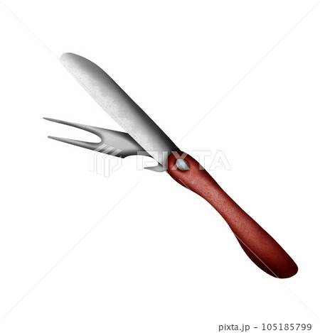 steel knife isolated on white background 105185799