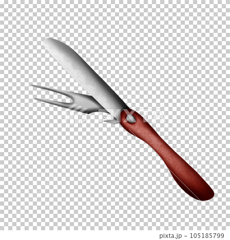 steel knife isolated on white background 105185799