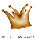 gold crown isolated on white background 105185823