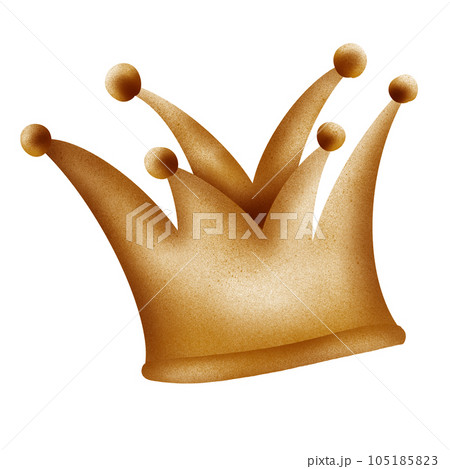 gold crown isolated on white background 105185823