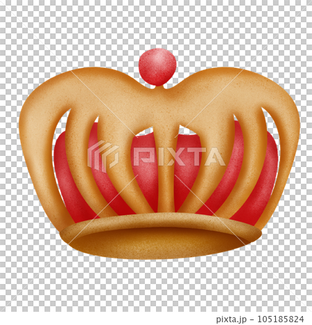 gold crown isolated on white background gold crown isolated on white background 105185824