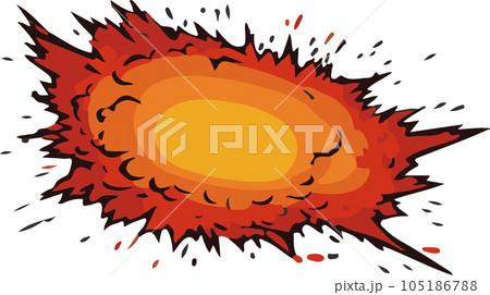 爆発・閃光の効果素材 爆発・閃光の効果素材 105186788