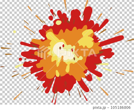 Explosion/flash effect material Explosion/flash effect material 105186806