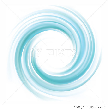 Vector bright blue swirling backdrop 105187702