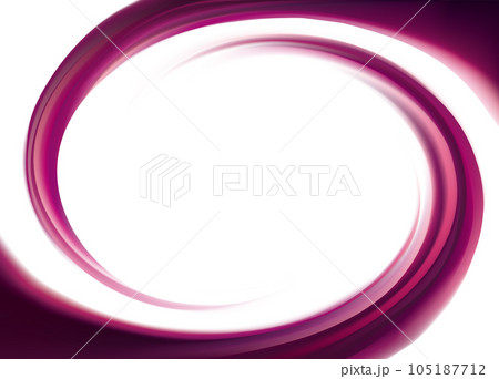 Vector swirling backdrop. Spiral liquid lilac surface 105187712