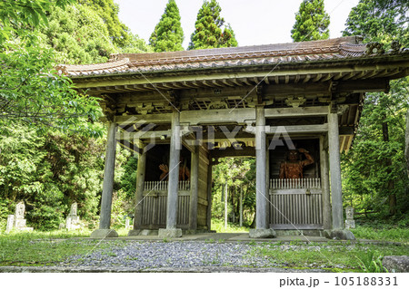 篁山の竹林寺 仁王門 広島県東広島市 篁山の竹林寺 仁王門 広島県東広島市 105188331