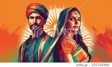 indian couple 105188466
