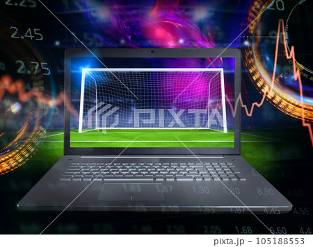 Online football bet and analytics and statistics for soccer game 105188553