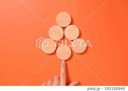 Hand with wooden blocks and cubes mock up on background, Copy space, Wooden blocks with copy space for text or symbols, Background with copy space Hand with wooden blocks and cubes mock up on background, Copy space, Wooden blocks with copy space for text or symbols, Background with copy space 105188940