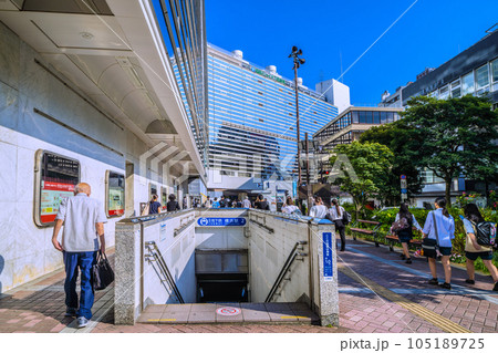 日本の横浜都市景観 防災都市…地下鉄横浜駅(約海抜1.0m)や横浜駅前の津波警報伝達システム 日本の横浜都市景観 防災都市…地下鉄横浜駅(約海抜1.0m)や横浜駅前の津波警報伝達システム 105189725