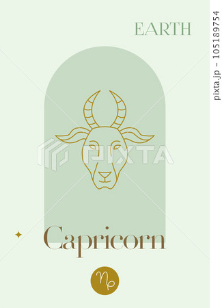 Zodiac Earth Capricorn 105189754