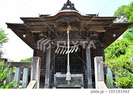 埼玉県皆野町国神 夏空の國神神社 埼玉県皆野町国神 夏空の國神神社 105191482