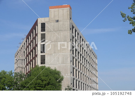 Moscow. Russia.June 2023. New buildings in Moscow, residential complex on Varshavskoe shosse. Residents live in multi-apartment high-rise buildings. Moscow. Russia.June 2023. New buildings in Moscow, residential complex on Varshavskoe shosse. Residents live in multi-apartment high-rise buildings. 105192748