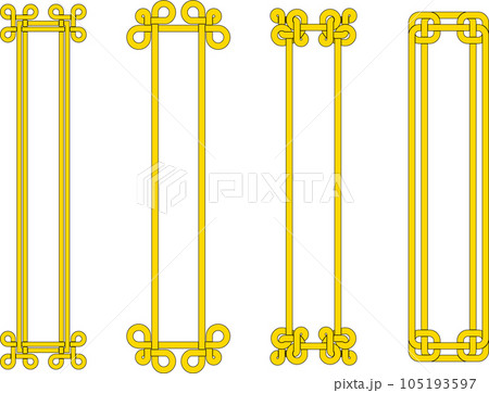 ケルト模様枠02 ケルト模様枠02 105193597