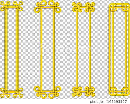 ケルト模様枠02 ケルト模様枠02 105193597