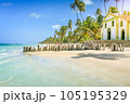 Carneiros Beach and Chapel in Pernambuco, Northeastern Brazil, South America 105195329