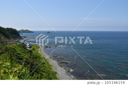 弾崎からの景色　新潟 105196159