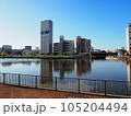 名古屋の中川運河の景色 105204494