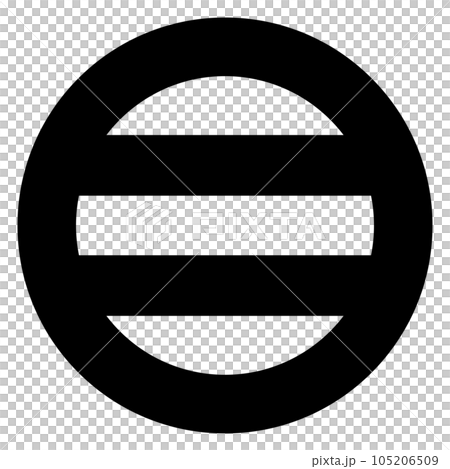 Family crest (circle with double crest/Nobunaga Oda) 105206509